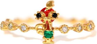 Girls Crew x Disney Princess Moana Hei Hei Ring in Gold at Nordstrom, Size 6