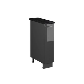 Vicco Mueble De Botica Fame-line, Antracita Alto Brillo/antracita, 20 Cm, Et Antracita, Vicco