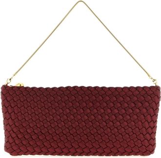 Naghedi Tassen, Dames, Rood, ONE Size, Satijn, Gala Clutch