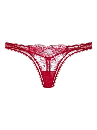 La Perla Tanga Tuberose - Rosso