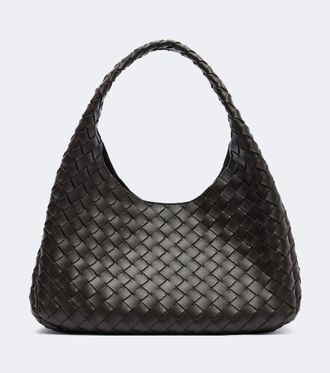 Bottega Veneta Campana Intrecciato leather shoulder bag