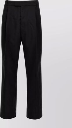 Alexander McQueen wool regular-fit straight-leg trousers
