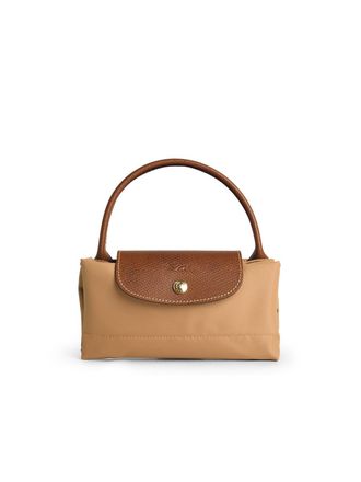 Longchamp Tasche mit S Le Pliage Original-Griff aus recyceltem Wildleder