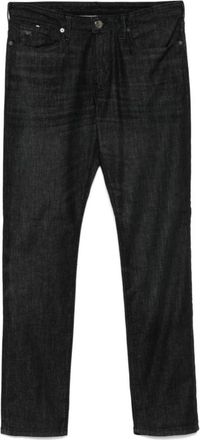 Emporio Armani Stijlvolle Grijze Denim Jeans - Heren - Regular Fit Jeans - Zwart - W31 - Denim - Jeans