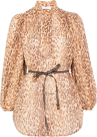 Zimmermann Blusa Cascadian - Toni neutri