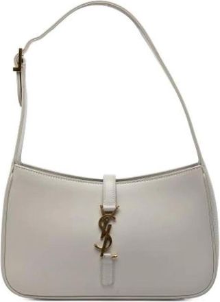 Saint Laurent Pre-owned Shoulder Bag - Dames - Vintage Schoudertas - Grijs - ONE Size - Leer - Vintage