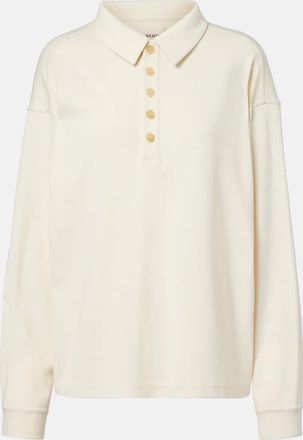 Khaite Faithful silk jersey polo sweater