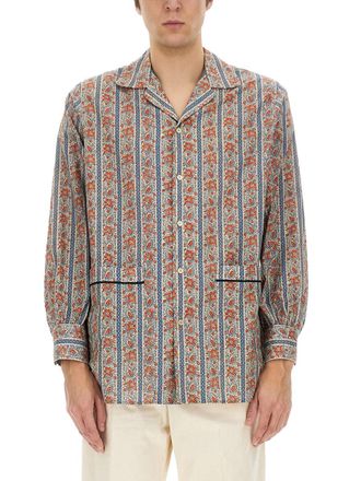Valentino Garavani Pajama Shirt With Voyage Imaginaire Print