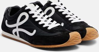Loewe Ballet Runner 2.0 suede-trimmed sneakers