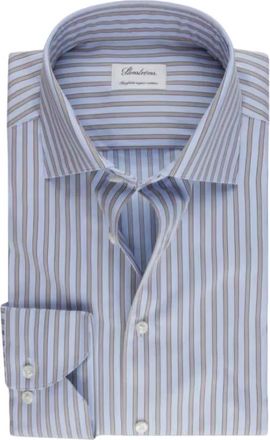 Stenstr&ouml;ms Klassiek Overhemd - Heren - Casual Overhemden - Blauw - L - Katoen - Overhemden