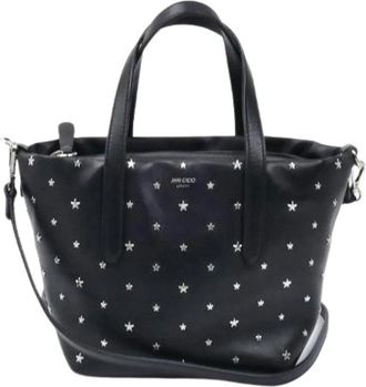 Jimmy Choo London Pre-owned Leren Handtas - Dames - Vintage Handtas - Zwart - ONE Size - Leer - Vintage