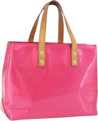 Louis Vuitton Pre-owned Vintage Patent Leather Hand Bag - Dames - Vintage Shopper - Roze - ONE Size - Leer - Vintage