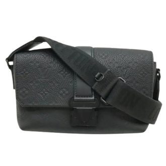 Louis Vuitton Pre-owned Taurillon Schoudertas - Heren - Pre-owned - Zwart - Maat: ONE Size Leer