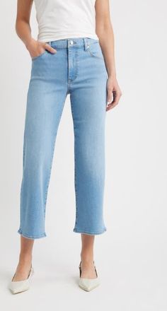 Frame Denim The Mellow Ankle Straight Leg Jeans in Honeymoon at Nordstrom, Size 23