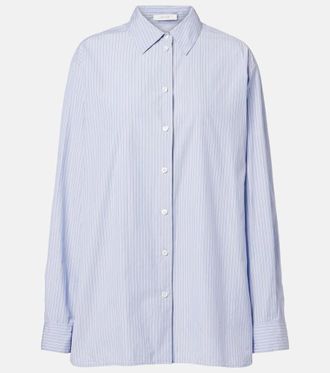 The Row Striped cotton shirt