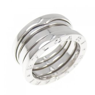 Bulgari White Gold White Gold (18K) Band Ring (Pre-Owned)