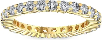 Pompeii3 1 1/2 Ct Diamond Eternity Ring 14k Yellow Gold Lab Grown