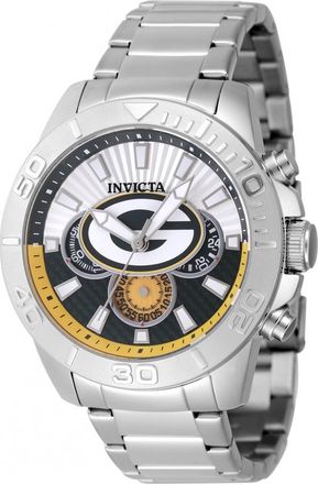 Invicta Nfl Green Bay Packers Chronograph GMT Quartz Mens Watch 47952