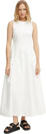 IVY OAK Marca Ann Denim Maxi Jurk - Dames - Maxi kleedjes - Beige - L - Denim - Kleedjes