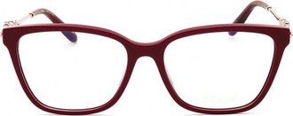 Chopard VCH361S08LA Square Full Rim Eyeglasses - Red