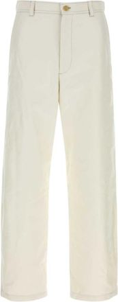 A.P.C. White Relaxed Chino Pants