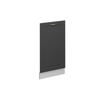 Vicco Panel Frontal Del Lavavajillas Fame-line, Antracita-oro Landhaus, 45 Cm Sin Encimera Vicco