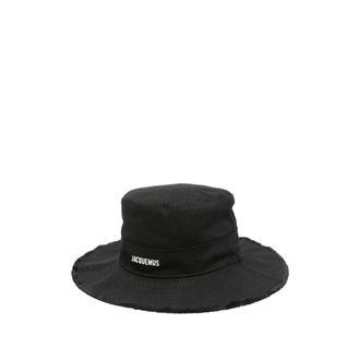 Jacquemus Le Bob Artichaut Frayed Logo Bucket Hat