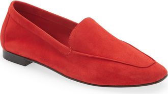 andrea carrano Mare Moccasins in Red Suede at Nordstrom, Size 38.5