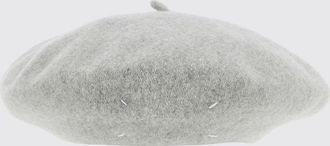 Maison Margiela Wool Beret with Iconic Four Stitches