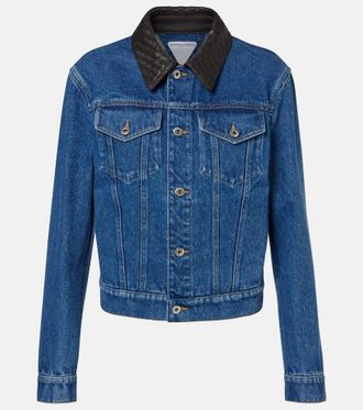 Bottega Veneta Intrecciato denim jacket