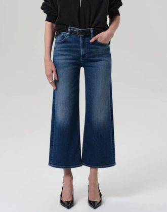 Citizens Of Humanity Lyra Wide Leg Crop Jeans In Augusta
