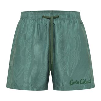 Carlo Colucci Carlos Cuba Libre Zwembroek - Heren - Strandmode - Groen - XS - Polyester - Badmode