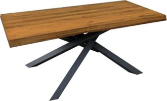 Konte Design Mesa de roble macizo nudoso 180x90 cm (grano)