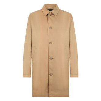 Herno Enkelrij jas van katoen - Heren - Mantels - Beige - Maat: 3XL Katoen
