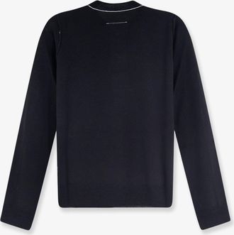 Maison Margiela Womens Sweater Virgin Wool-Blend Black