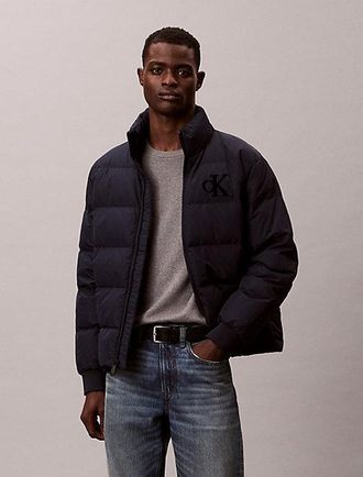 Calvin Klein Chaqueta De Plumas Con Monograma De Chenilla