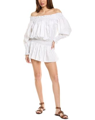 Norma Kamali Peasant Mini Dress