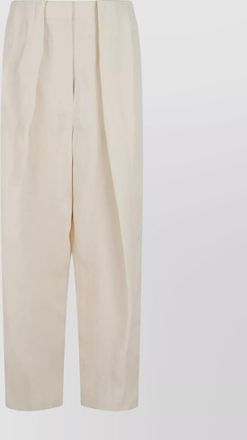 Stella McCartney linen balloon trouser pleated design