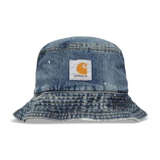 Carhartt Work in Progress Bucket Hat - unisex - Hoeden - Blauw - M/L - Katoen - Accessoires