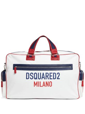 Dsquared2 Borsone Rocco - Bianco