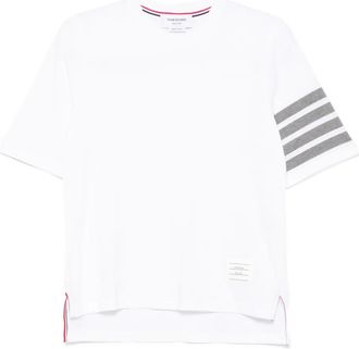 Thom Browne Katoenen T-shirt - Wit