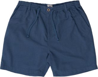 Burnside Linen & Cotton Blend Shorts in Steel Blue at Nordstrom Rack, Size X-Large