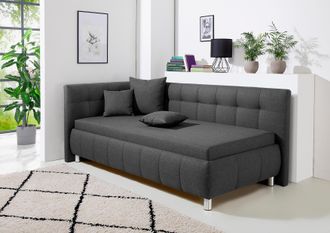 Maintal Polsterliege »Malea« mit Bettkasten, in 3 Breiten, Federkern- oder Bonnellmatratze wählbar