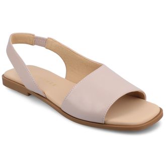 Journee Collection Women & apos;s Brinsley Medium and Wide Width Flat Sandals