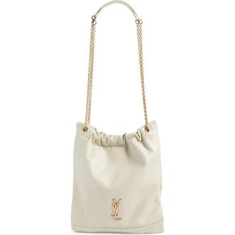 Saint Laurent Jamie 4.3 Patchwork Leather Shoulder Bag in Cream Soft at Nordstrom