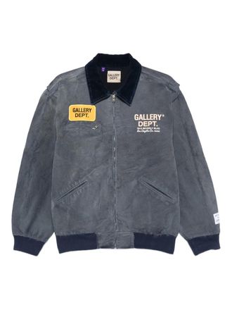 Gallery Dept. Giacca denim con colletto a coste - Blu