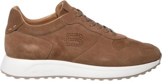 Baldinini Suede Sneaker - Heren - Sneakers - Bruin - 43 1/2 EU - Su&egrave;de - Schoenen