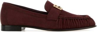 Fendi Chocolate Brown Suede Loafers
