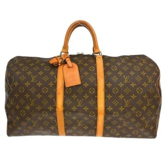Louis Vuitton Pre-owned Weekend Bags, unisex, Brown, Size: ONE SIZE Pre-owned Keepall Bag