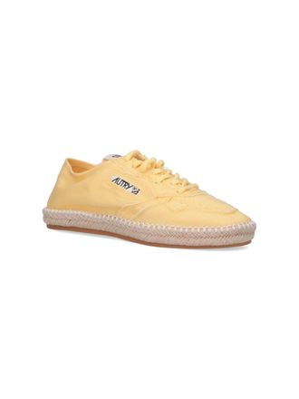 Autry Canvas Espadrille Sneaker - Yellow